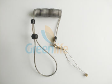 Perlindungan Batal Pancing Spiral Cord Holder Wire Core Dengan Wrist Loop