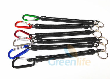 Split Ring Stretch Melingkar Lanyard Cord, Fleksibel Coil Lanyard Untuk Fisher Plier