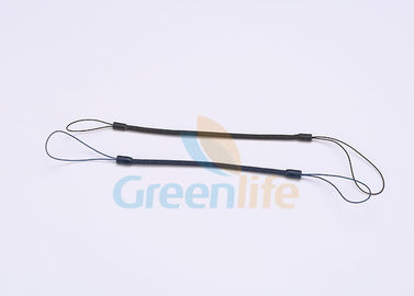 Kabel Tether Melar Melingkar Stylus Dengan Loop Tali Hitam Nylon 2PCS