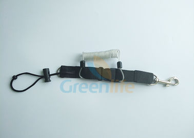 Inovatif Original Snappy Coiled Lany Cord Warna Transparan Dengan Kabel Kawat Inisde